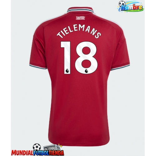 Camiseta Manchester United Youri Tielemans #18 Primera Equipación Replica 2026-27 mangas cortas